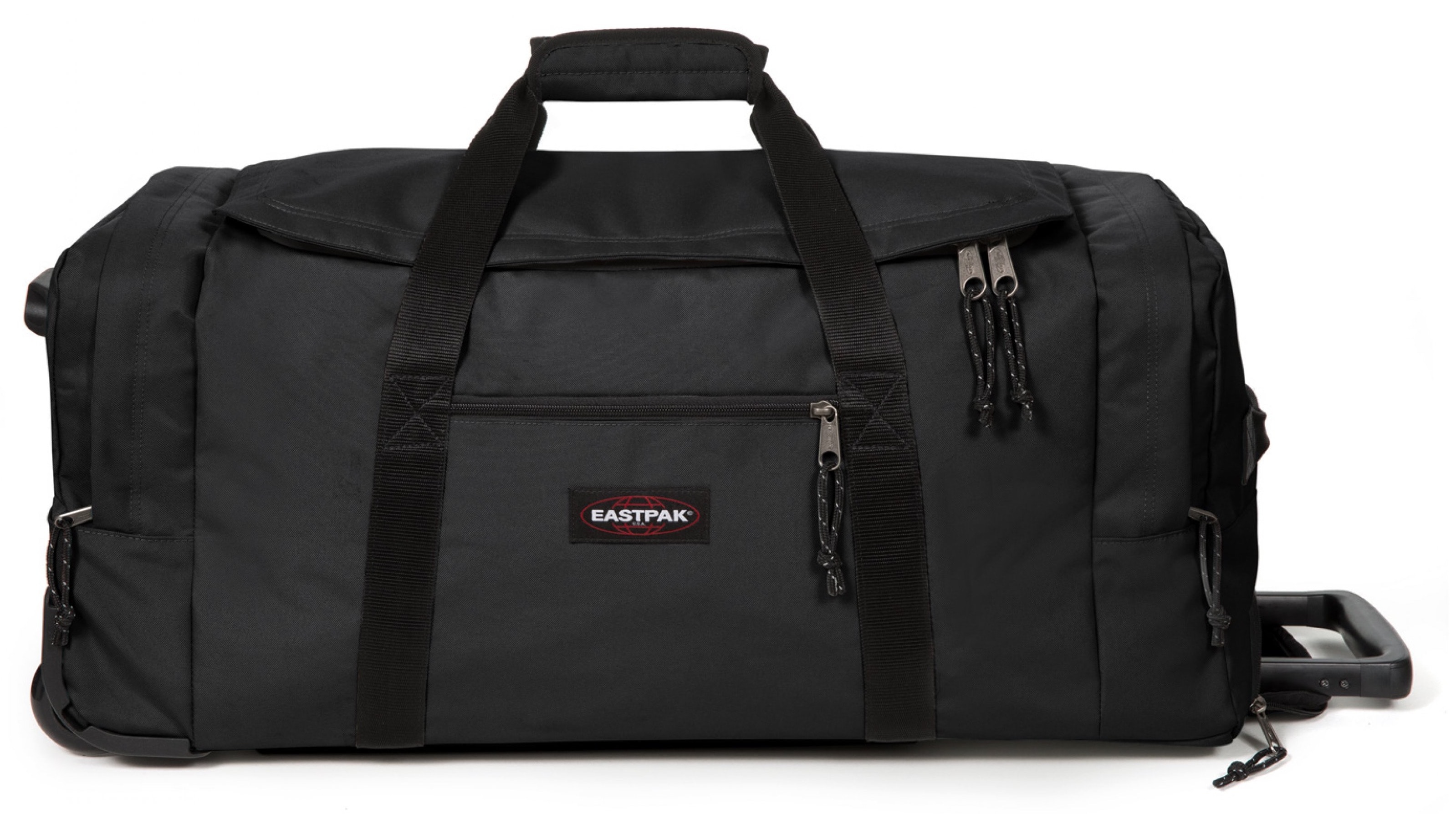 Weichgepäck-Trolley EASTPAK "Leatherface M +", Gr. B/H/T: 32,5cm x 68,5cm x 34,5cm 69 l, schwarz, Polyester, unifarben, Basic, Koffer, mit ausreichend Platz Image