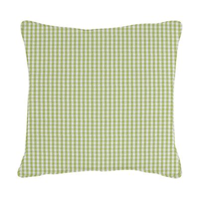 Tillie Gingham InsideOut Outdoor Pillow - Kiwi, 20