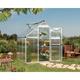 Canopia Mythos 6x6 Polycarbonate Greenhouse - Silver Structure & Twinwall Panels