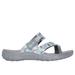 Skechers Women's Foamies: Reggae - Whimsical Sandals | Size 10.0 | Gray | Synthetic/Textile | Machine Washable