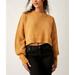 Free People Sweaters | Free People Easy Street Cropped Pullover / Golden Squash | Color: Orange/Tan | Size: Various