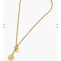 Madewell Jewelry | Madewell Enamel Tulip Lariat Necklace | Color: Gold | Size: Os
