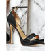 Michael Kors Shoes | Nwot Michael Kors Jordyn Black Patent Leather Platform Sandals 8 | Color: Black/Gray | Size: 8