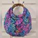 Lilly Pulitzer Bags | Lilly Pulitzer Gwp Bamboo Bag Aegean Navy Calypso Coast Accessories | Color: Blue/Pink | Size: Os