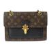 Louis Vuitton Bags | Louis Vuitton Victoire Shoulder Bag M41730 Monogram Canvas Calfskin Brown Black | Color: Black | Size: Os