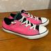Converse Shoes | Converse All Star Chuck Taylor Girls Neon Pink Double Tongue Shoes | Color: Blue/Pink | Size: 4bb