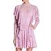 Free People Dresses | Free People Wisteria Pink Lace Ruffle Dress Size L New, Flaws! | Color: Pink/Purple | Size: L