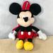 Disney Accessories | Disney Mickey Mouse Plush Backpack Character Companion Black Red 14 Inches Long | Color: Black/Red | Size: 15”