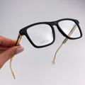 Gucci Accessories | Gucci Gg0561on 001 Brand New Eyeglasses Black Crystal Square Unisex | Color: Black/Gold | Size: Os