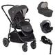 Joie Versatrax On The Go Travel System With Rotating Car Seat Bundle, Shale