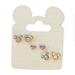 Disney Jewelry | Disney Parks Authentic Nwt Disney Mickey Mouse Crystal Earrings | Color: Gold | Size: Os