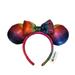 Disney Accessories | Disney Parks Sequin Rainbow Minnie Ears | Color: Blue/Pink | Size: Os