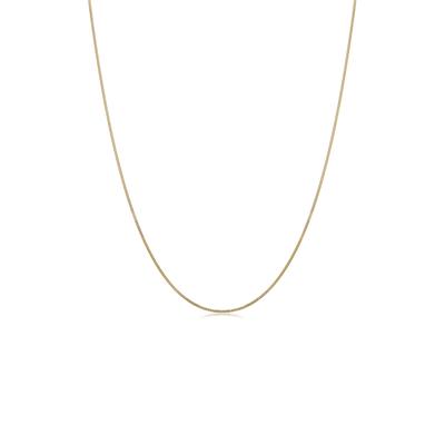 Kette ohne Anhänger ELLI PREMIUM "Basic-Kette 585 Gelbgold", gold, Halsketten, Damen, 45, ohne Stein, Gelbgold 585, L: 45cm Image
