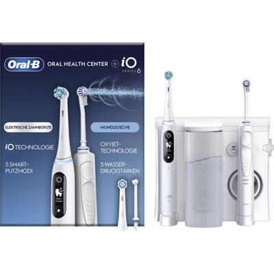 Munddusche ORAL-B "Oral Health Center" Mundduschen weiß Munddusche mit iO Series 6 elektrische Zahnbürste