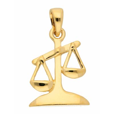 Ketten-Anhänger ADELIA´S "585 Gold Sternzeichen Anhänger Waage", gold, Schmuckanhänger, Damen, Damen, Waage, Gelbgold 585, Goldschmuck für Damen & Herren