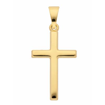 Ketten-Anhänger ADELIA´S "333 Gold Kreuz Anhänger", gold, Schmuckanhänger, Damen, Damen, Gelbgold 333, Goldschmuck für D