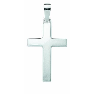 Ketten-Anhänger ADELIA´S "925 Silber Kreuz Anhänger", silber, Schmuckanhänger, Damen, Silber 925 (Sterlingsilber), Silbe