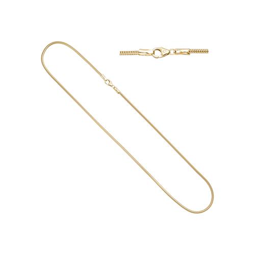 Goldkette JOBO Halsketten Gr. Gelbgold 333, Länge: 45 cm, goldfarben (gelbgold 333) Damen Schlangenkette 333 Gold 45 cm 1,9 mm