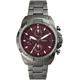 Chronograph FOSSIL "BRONSON, FS6017" Armbanduhren grau (anthrazit) Herren Quarzuhren