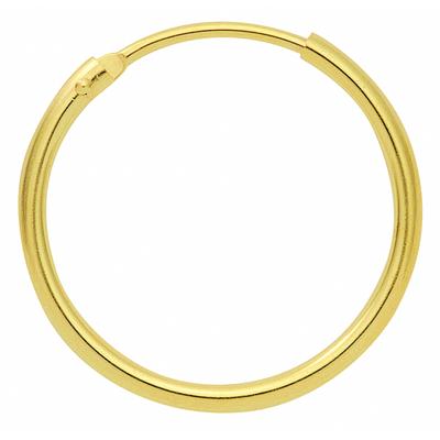 Paar Creolen ADELIA´S "Damen Goldschmuck 1 Paar 333 Gold Ohrringe / Creolen Ø 44 mm", gold, Ohrringe, Damen, Damen, Gelb