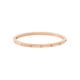 Armreif FOSSIL "SADIE, JF04394791, JF04420040" Armbänder Gr. Edelstahl, rosegold (roségoldfarben, kristallweiß, kristallweiß) Damen Armreifen