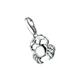 Charm Sternzeichen GIORGIO MARTELLO MILANO "Sternzeichen Krebs, Silber 925" Charms silberfarben (silber) Damen Charms Anhänger