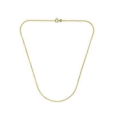 Collierkettchen FIRETTI "Schmuck Geschenk Gold 333 585 750 Rundankerkette in mehreren Breiten" Gr. 45, gold (gelbgoldfarben), Halsketten, Damen, 45, Gelbgold 333, B: 1,5mm, Made in Germany, B:1,5mm Image