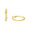 Paar Creolen AMOR "2014196", gold (goldfarben), Ohrringe, Damen, Gelbgold 375
