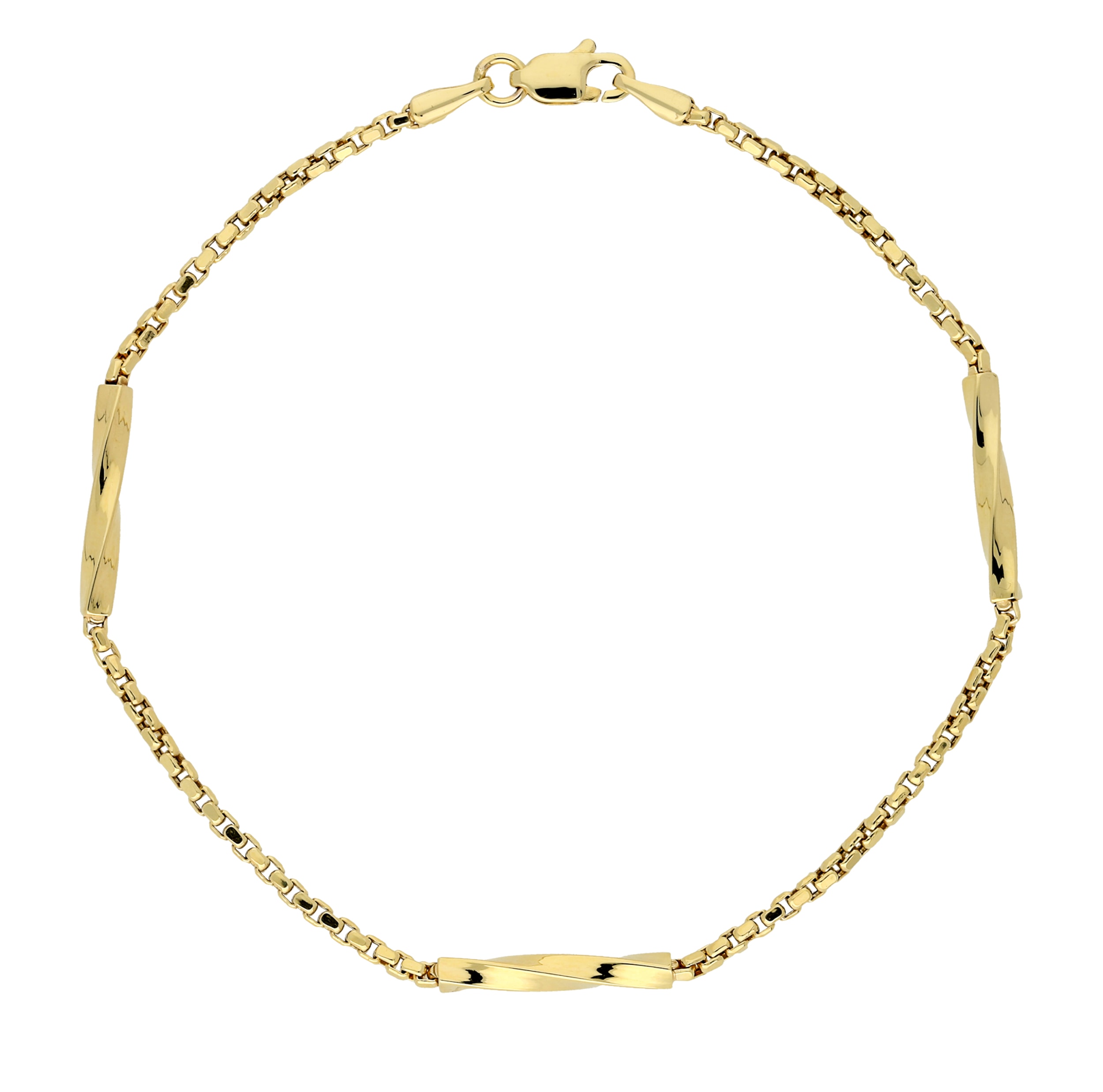 Goldarmband VIVANCE "delicate elegance", gelb (gelbgold 375), Armbänder, Damen, Gelbgold 375, Goldarmband