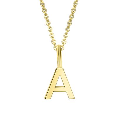 Ketten-Anhänger ONE ELEMENT "Buchstabe A Buchstaben Anhänger aus 333 Gelbgold", gold, Schmuckanhänger, Damen, A, Gelbgold 333-Gold, Gelbgold 333, Gold, Damen Gold Schmuck Buchstabe A Image