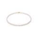 Perlenkette FIRETTI "Schmuck Geschenk Gold 585 Halsschmuck Halskette Perle" Halsketten Gr. Gelbgold 585-Perlen, Länge: 40 cm, weiß (gelbgoldfarben, weiß) Damen Perlenketten
