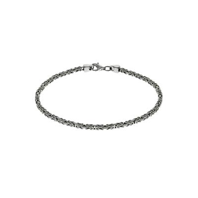 Armband FIRETTI "Schmuck Geschenk Silber 925 Armschmuck Armband Königskette" Gr. 21, silber (silberfarben), Armbänder, D