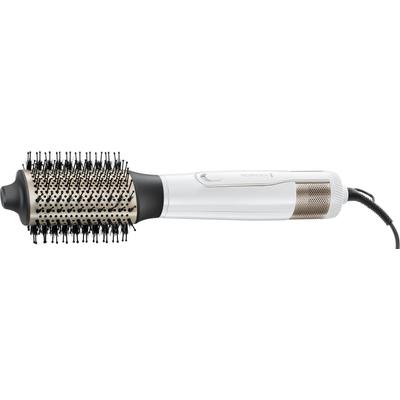 Warmluftbürste REMINGTON "HYDRAluxe, ovale AS8901" Multihaarstyler weiß (weiß / metallic) 1.200 Watt Airstyler Rundbürste Volumenbürste), für Volumen