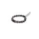 Perlenarmband DI PERLE "Damen Perlenschmuck Tahiti Perlen Armband ( 19 cm )" Armbänder Gr. 19, Edelstahl, schwarz (00. jan) Damen Perlenarmbänder