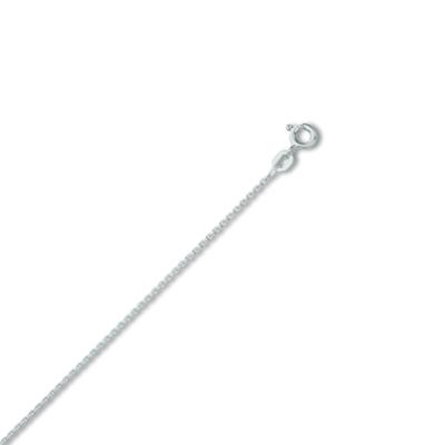 Goldkette ONE ELEMENT "Halskette aus 585 Weißgold Ø 1,2 mm" Gr. 40, silber, Halsketten, Damen, 40, Weißgold 585-Gold, Weißgold 585, Gold, ein ausdrucksstarkes Schmuckstück für jeden Anlass Image