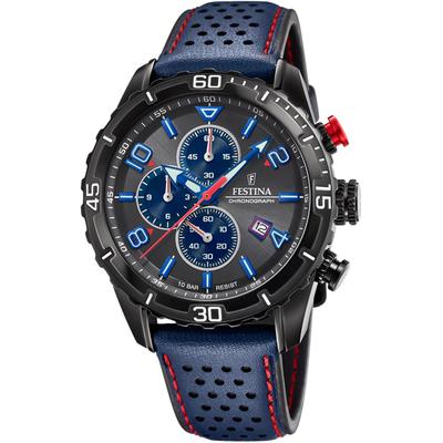 Chronograph FESTINA "F20519/3" Armbanduhren blau Herren Quarzuhren