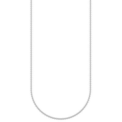 Collierkettchen FIRETTI "Schmuck Geschenk Gold 333 585 750 Rundankerkette in mehreren Breiten" Gr. 42, weiß (weißgoldfarben), Halsketten, Damen, 42, Weißgold 333, B: 1,5mm, Made in Germany, B:1,5mm Image