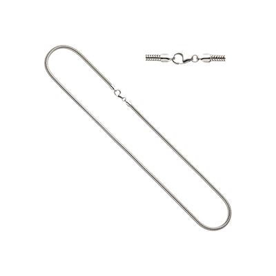 Silberkette JOBO, silber (silber 925), Halsketten, Damen, Silber 925 (Sterlingsilber), L: 45cm, Schlangenkette 925 Silber 45 cm Image