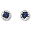 Paar Ohrhänger ONE ELEMENT "Safir Ohrringe Ohrstecker aus 333 Weißgold", silber, Ohrringe, Damen, Damen, Weißgold 333, Damen Gold Schmuck