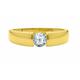 Goldring ADELIA´S "333 Gold Ring mit Zirkonia" Fingerringe Gr. 54, Gelbgold 333, goldfarben (gold) Damen Fingerringe