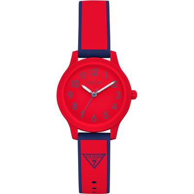 Quarzuhr GUESS "JESSE, GK0002G3" Armbanduhren rot (rot, dunkelblau) Kinder Kinderuhren