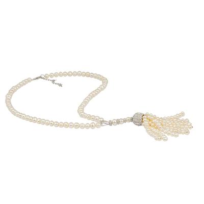 Collier VIVANCE "Y-Collier", silber (silber 925), Halsketten, Damen, Silber 925 (Sterlingsilber) Image