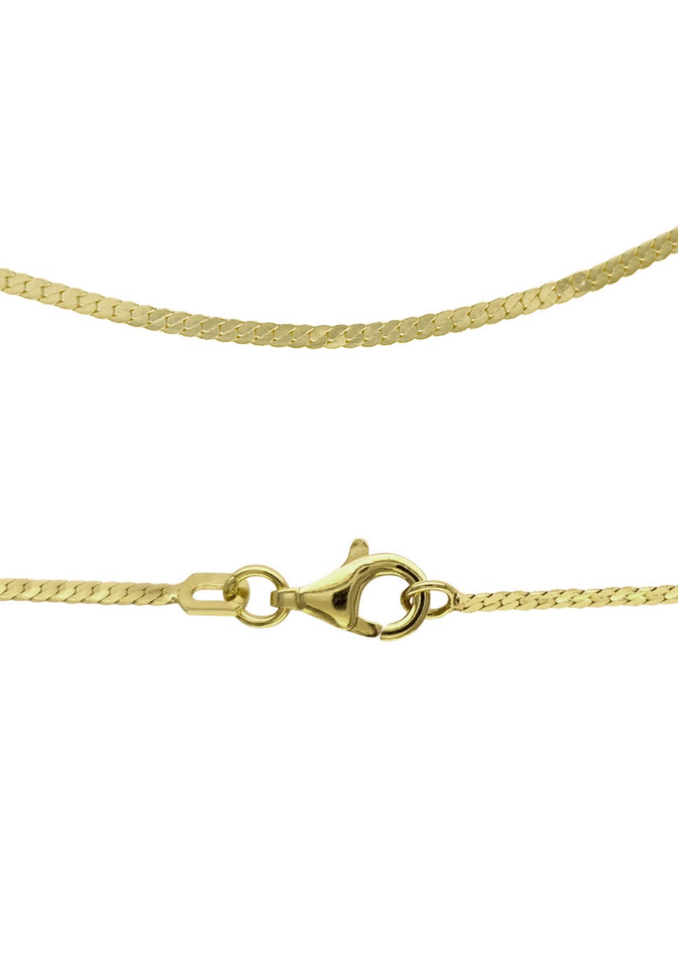 Panzerkette FIRETTI "Schmuck Geschenk Gold 333 oder 585 Collierkette 1,5 mm breit" Gr. 45, gold (gelbgoldfarben), Halsketten, Damen, 45, Gelbgold 585, B: 1,5, Panzerkette, Made in Germany, B:1,5mm Image
