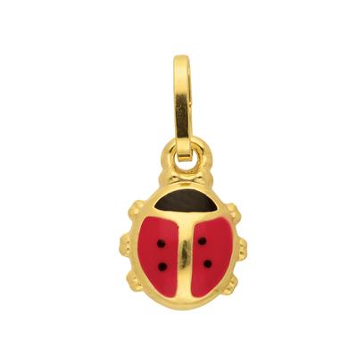 Ketten-Anhänger ADELIA´S "333 Gold Anhänger Marienkäfer", gold, Schmuckanhänger, Damen, Gold, Goldschmuck für Damen