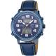 Funkchronograph ETT "Hunter, EGS-11450-32L" Armbanduhren blau Herren Solaruhren Armbanduhr, Herrenuhr, Stoppfunktion, Datum, Solar