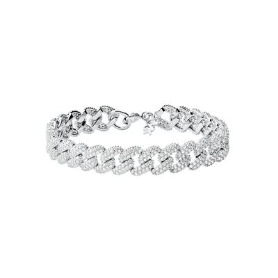 Armband MICHAEL KORS "MKC1427AN040", silber (silberfarben, kristallweiß, kristallweiß), Armbänder, Damen, Silber 925 (St