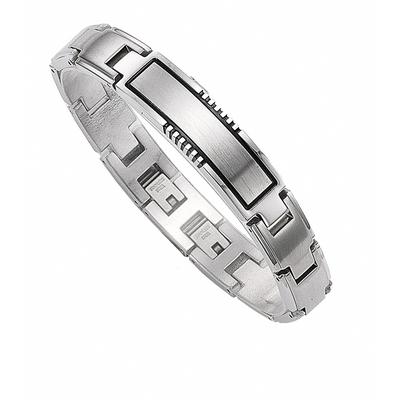 Edelstahlarmband ADELIA´S "Edelstahl Armband 21 cm", silber, Armbänder, Herren, 21, Edelstahl, Edelstahlschmuck für Herr