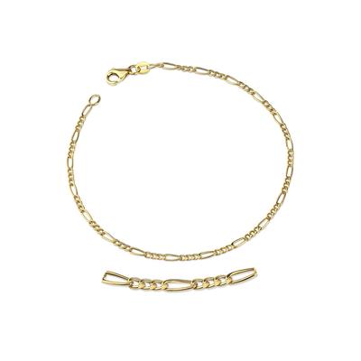 Goldarmband FIRETTI "Schmuck Geschenk Gold 333 Armkette Figarokette" Gr. 21, gold (gelbgoldfarben), Armbänder, Damen, 21, Gelbgold 333, Gliederarmband, Made in Germany Image