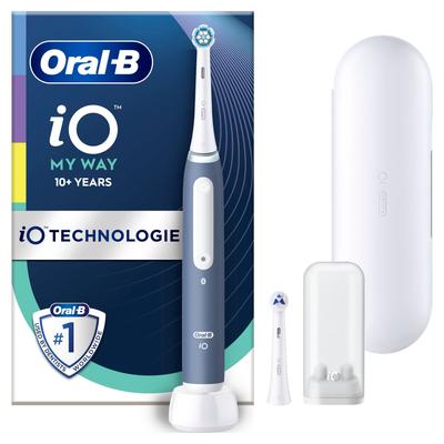 Elektrische Zahnbürste ORAL-B "iO My Way" Elektrozahnbürsten blau (ocean blue) iO Technologie