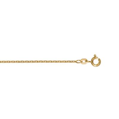 Goldkette ONE ELEMENT "Halskette aus 333 Gelbgold Ø 1,7 mm" Gr. 38, gold, Halsketten, Damen, 38, Gelbgold 333, Damen Gol